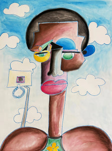 "Hoop Dreams" - 18Wx24L in.