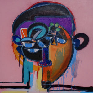 "Sweating In The Sun" - 20x20in.