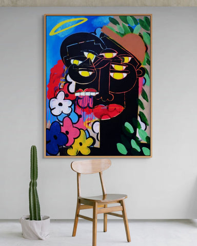 "Black Is A Compliment" - 36Wx48L in.
