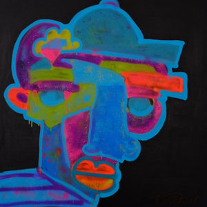 "Neon Leon" - 20x20in.